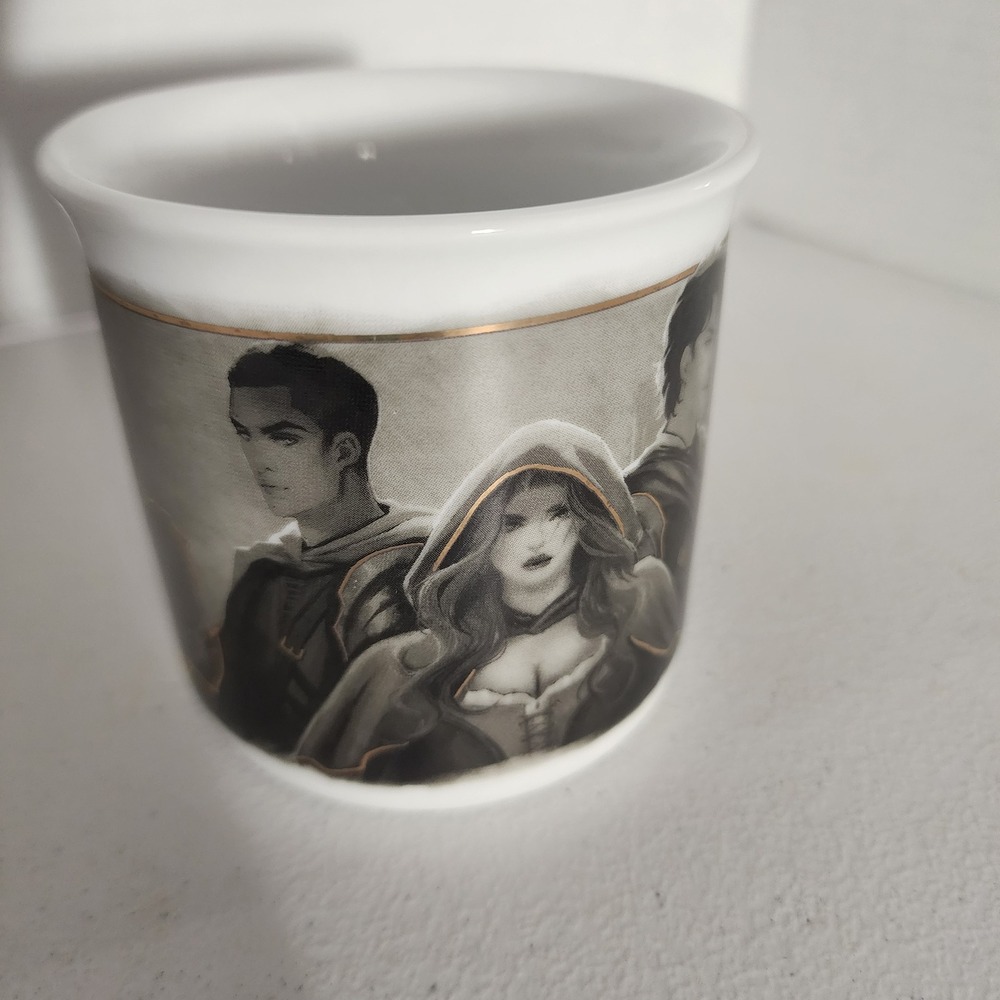 FairyLoot From Blood and Ash Mug Avendellart Poppy Casteel Gold Foil Ceramic